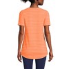 Lands' End Women's Short Sleeve Power Performance Scoop Neck Curved Hem Tunic Tee - 2 of 4