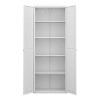 Maliang 27.56 x 13.78 x 64.96" 2 Doors Metal Storage Cabinet, Kitchen Pantry Cabinet With Adjustable Shelves - 2 of 4
