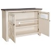 Signature Design by Ashley Bolanburg TV Stand for TVs up to 50" White: Mid-Century Modern Media Console with Cable Management - 4 of 4
