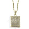 Angelica Necklace Womens Gold Plate Cubic Zirconia Pendant Ginger Lyne Collection - 2 of 3