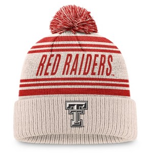 NCAA Texas Tech Red Raiders Cuffed Pom Beanie - 1 of 2