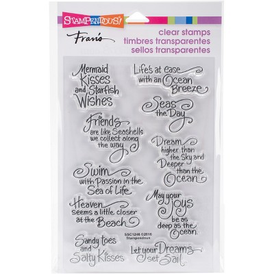 Stampendous Perfectly Clear Stamps -Ocean Wisdom