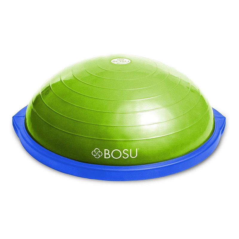 Bosu 72-10850 Home Gym Equipment The Original Balance Trainer 65 cm Diameter, Green and Blue, 3 of 7