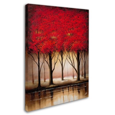 Serenade in Red 24" x 32" Canvas Landscape Art