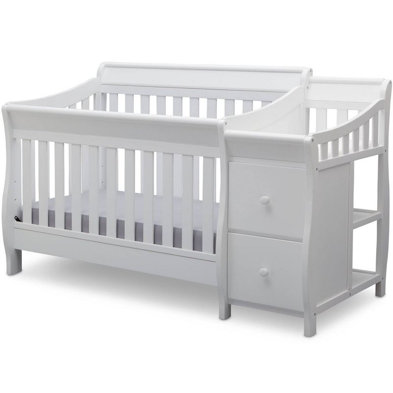 Delta Children Bentley Convertible Baby Crib and Changer, 5 of 11