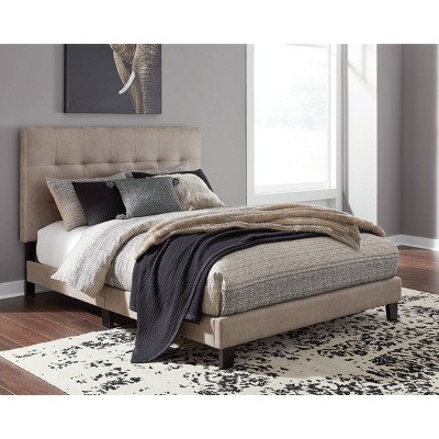 King Adelloni Upholstered Bed Cream - Signature Design by Ashley