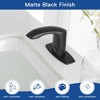 BWE Automatic Sensor Touchless Bathroom Sink Faucet With Deck Plate & Pop Up Drain - 2 of 4