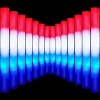 Joyfy 12 Pcs Patriotic Foam Glow Sticks, 16" Red White Blue LED Wands, Light-Up Party Supplies for Independence Day Parade Carnival Celebration - 4 of 4
