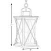 Progress Lighting Barlowe 1-Light Outdoor Hanging Lantern, Stainless Steel, Seeded Glass - image 2 of 2