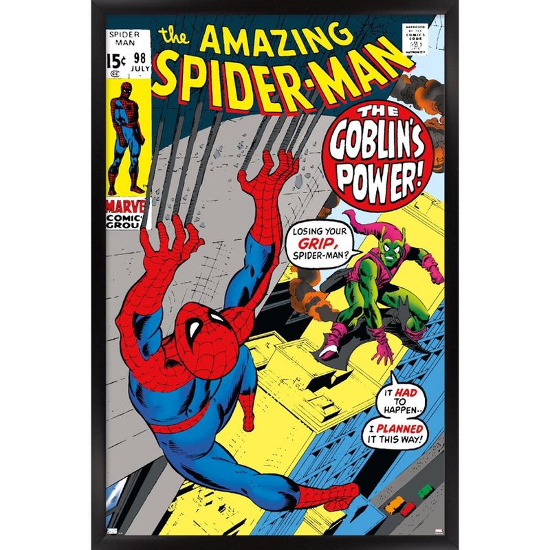 Trends International Marvel Comics - Green Goblin - The Amazing Spider-Man #98 Framed Wall Poster Prints, 1 of 7