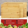 Noodle Board Stove Cover 29.5x22 Inch Wood Cutting Board with Double Handles, Easy to Cleaning, Wooden Stove Top Covers for Gas Burns, Sinks, RV - 3 of 4
