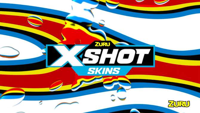 X-Shot Water Fast-Fill Skins Pump Action Water Blaster Toy - Ripple by ZURU, 2 of 7, play video