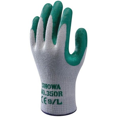 Showa  PR,Cut Res Gloves,Nitrile,Gray/Green,L 350L-09
