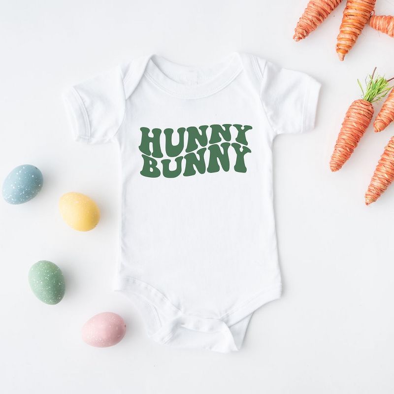 The Juniper Shop Hunny Bunny Wavy Baby Bodysuit, 2 of 3