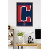 Trends International MLB Cleveland Guardians - Logo 25 Framed Wall Poster Prints - 2 of 4