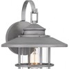 Quoizel Lighting Lombard 1 - Light Sconce in  Antique Brushed Aluminum - 2 of 3