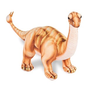 Underwraps Costumes Real Planet Shunosaurus Brown 26 Inch Realistic Soft Plush - 1 of 3