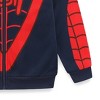 Marvel Spidey And His Amazing Friends Miles Morales Boys Full Zip Up Hoodie For Toddler And Big Kids - Size 2T - 4 of 4