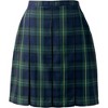 School Uniform Young Women's Plaid Box Pleat Skirt Top of the Knee - 2 of 2
