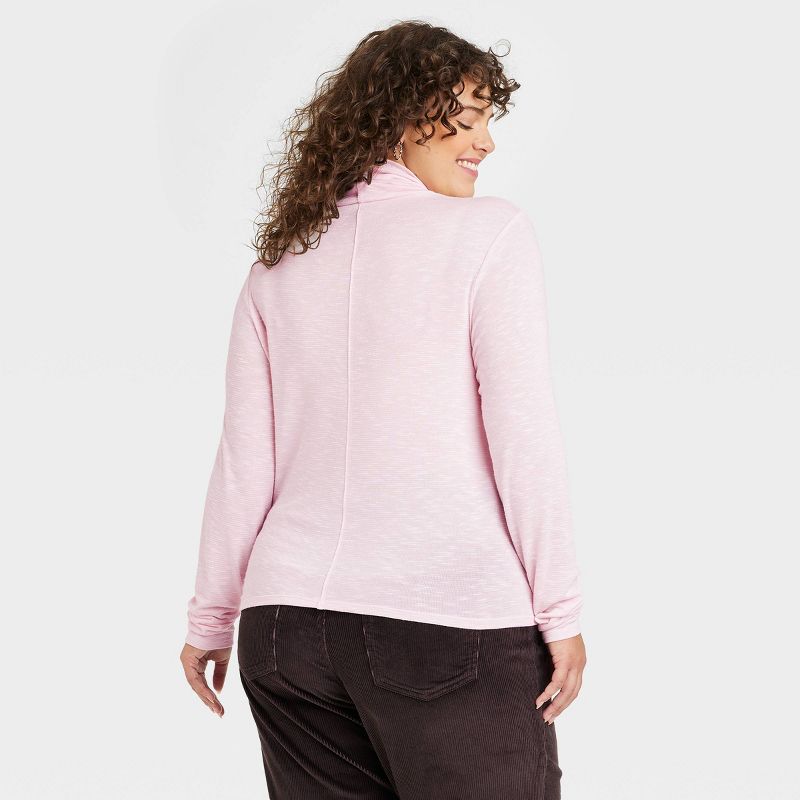 Women's Long Sleeve Mock Turtleneck T-Shirt - Universal Thread™, 3 of 8