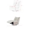 NicBex Recliner Chair Modern Lounge Chair Swivel Chair with Side Pocket Recliner Living Room Chairs Sofa Chair for Reading Room - 3 of 4