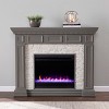 Dakesbury Faux Stone Electric Fireplace - SEI - 2 of 4