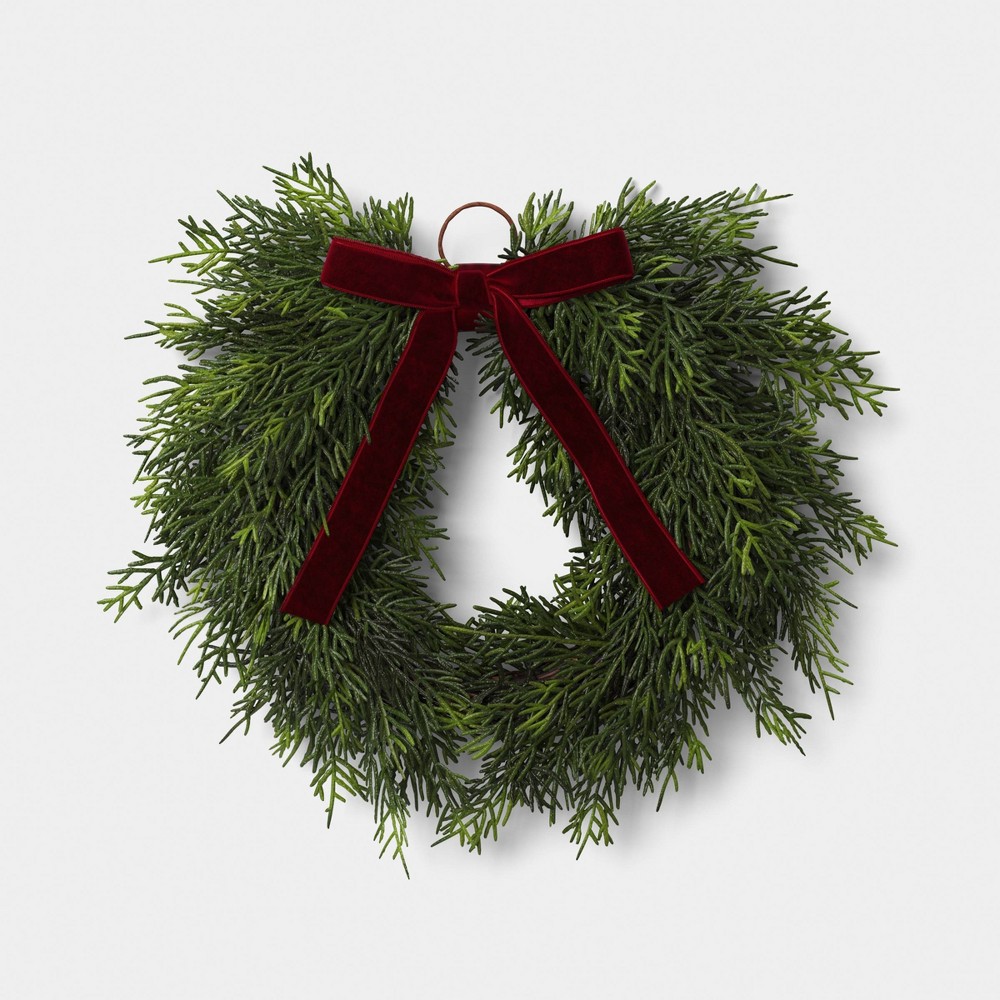 Draping Cedar Mini Christmas Wreath - Threshold™