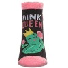 Memoi Women's Great Minds Dink Alike Low Cut Socks Black 9-11 - 2 of 4