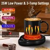 FAAYFIAN 25W Coffee Mug Warmer with 3 Temp Settings, 2¨C12H Timer, Touch Control & Digital Display, Large Heating Plate for Coffee, Tea & Candles - 4 of 4