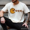 Pumpkin Pie Chasing Turkeys Funny T-Shirt, Retro Thanksgiving Fall Vibes Tee | OrnamentallyYou - 4 of 4
