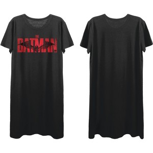 Women’s Black The Batman T-shirt Dress-S - 1 of 1