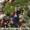 Coucheta Velvet Christmas Tree Ornaments, Plastic Hanging Xmas Decorations for Holiday Use - 4 of 4