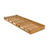 Outdoor Chaise Lounge Chair with 6-Position Adjustable Backrest,Acacia solid wood,TEAK COLOR - 2 of 4
