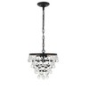 Elegant Lighting Kora 3 light Black Pendant - 3 of 4