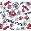 NCAA Fresno State Bulldogs All Over Venture Water Bottle - 24oz: BPA-Free, Leakproof - 2 of 4
