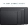 Leather Desk Pad 36" x 20", Vine Creations Office Desk Mat Waterproof Black - Premium Quality - Smooth Mouse Writing Surface - 2 of 4