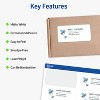 Avery  Shipping Labels, 8.5" x 11", White, 250 Labels (95920) - 3 of 4