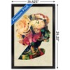 Trends International Floral Portrait of Woman Framed Wall Poster Prints - 3 of 4