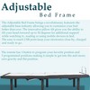 Continental Sleep, 15" Adjustable Bed Base With Zero Gravity, Head And Foot Incline, Massage System, Wireless Remote, White - 3 of 4