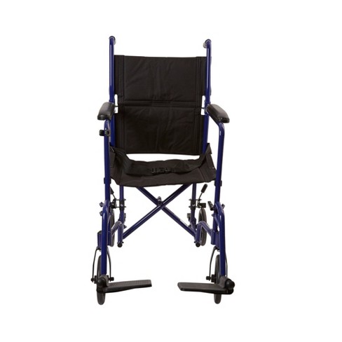 Super Light Folding Transport Wheelchair with Carry Bag