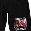 X-Men Gambit Comic Panel Adult Black Sleep Pajama Shorts - 2 of 3