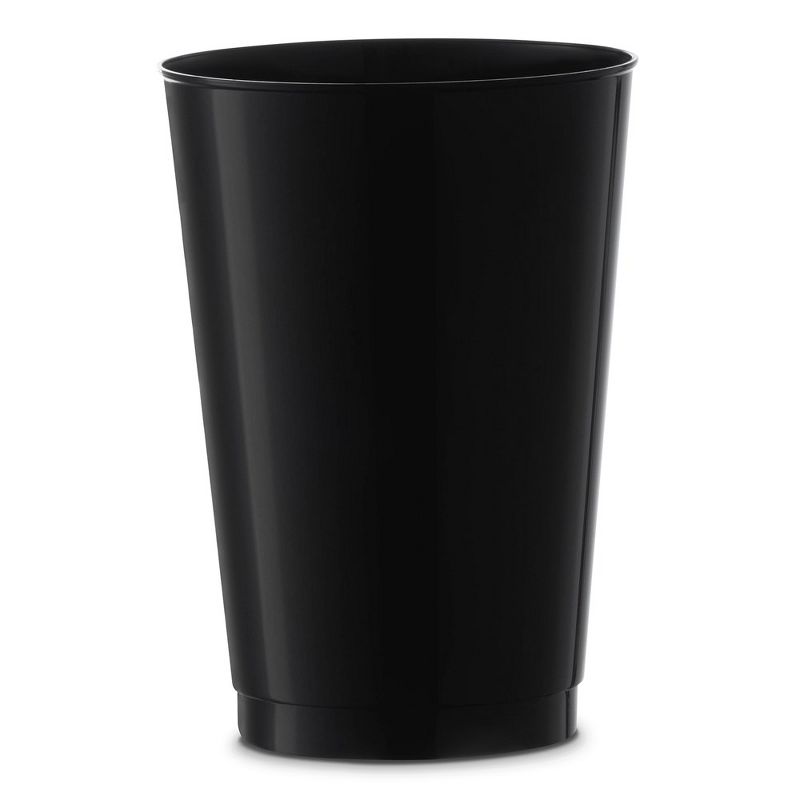 Smarty Had A Party 12 oz. Black Round Disposable Plastic Tumblers (240 Cups), 1 of 3