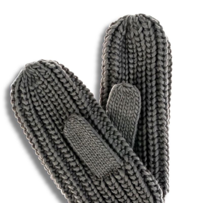 French Connection Women's Fashion Cable Knit Mittens For Winter, 4 of 7