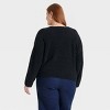 Women's Knitted Wrap V-Neck Pullover Sweater - Ava & Viv™ - image 2 of 3