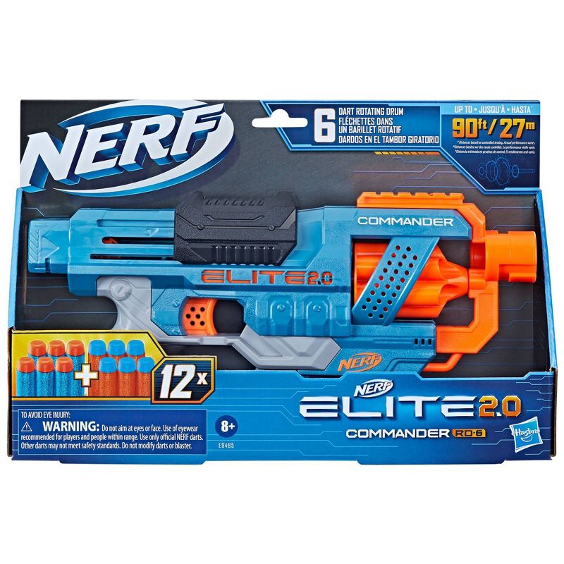 NERF Elite 2.0 Commander RD-6 Blaster, 3 of 15