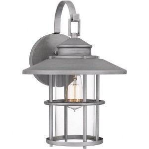 Quoizel Lighting Lombard 1 - Light Sconce in  Antique Brushed Aluminum - 1 of 3