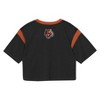 NFL Cincinnati Bengals Women's Short Sleeve Fashion Crop Jersey - 3 of 3