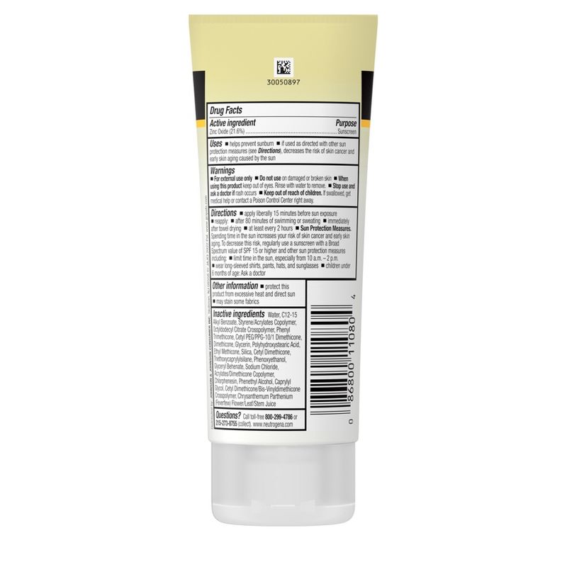 Neutrogena Sheer Zinc Sunscreen Lotion - SPF 50 - 3 fl oz, 5 of 14
