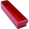 Quantum Storage Systems Super Tuff Euro Drawer, 24"L X 5-9/16"W X 4-5/8"H, High Impact Polysteryne, Red, Made In USA - 2 of 2
