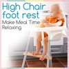 Impresa Bamboo Foot Rest for IKEA High Chair Accessories - Wooden Foot Rest Compatible with IKEA Antilop High Chair & More - 2 of 4
